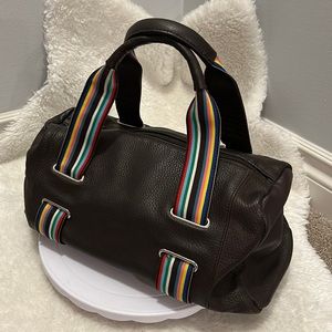 Latico, Excellent condition leather handbag with rainbow straps